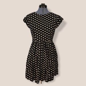 Johnnie B B&W Polka Dot Dress